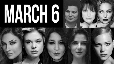 famous people born on march 6th|celebrities born on march 6.